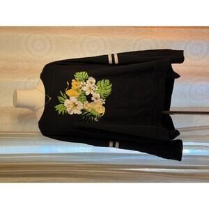 Disney Simba Graphic Sweatshirt Black Pullover Size 5